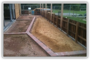 Patio, decking and artificial grass installation, New Forest